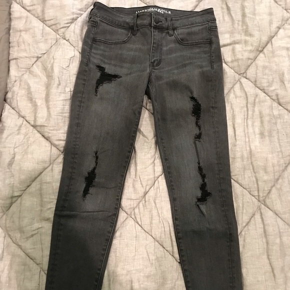 American Eagle Outfitters Denim - American Eagle Black Washed Jean Jegging Size 6